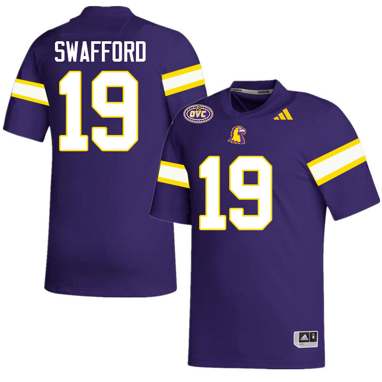 Tennessee Tech Golden Eagles #19 Aaron Swafford College Football Jerseys,Uniforms-Purple